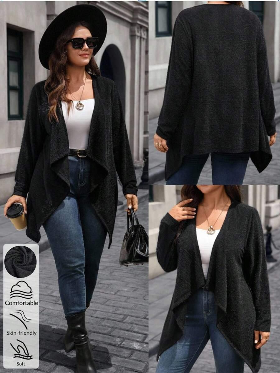 czarna narzutka casual