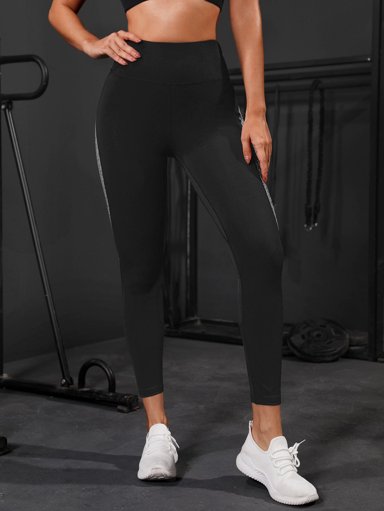 CZARNE SPORTOWE LEGGINSY