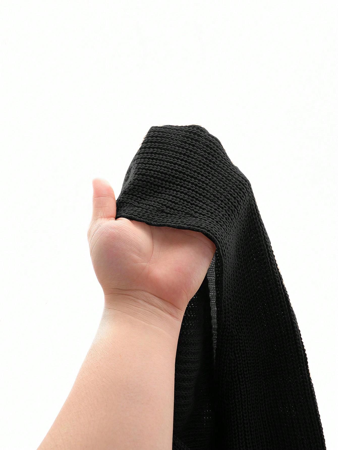 CZARNY SWETER KARDIGAN