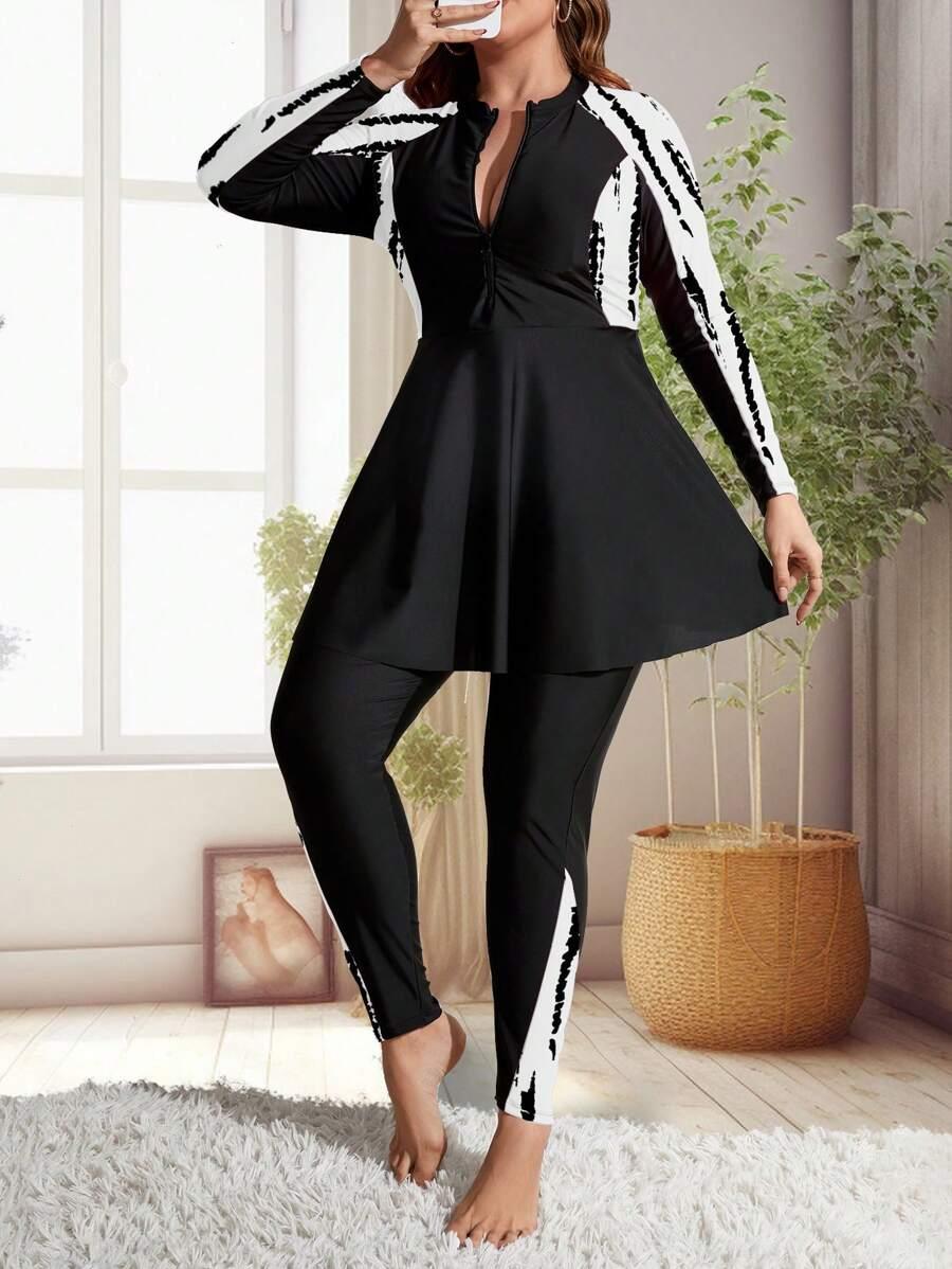 góra od stroju kąpielowego tankini burkini