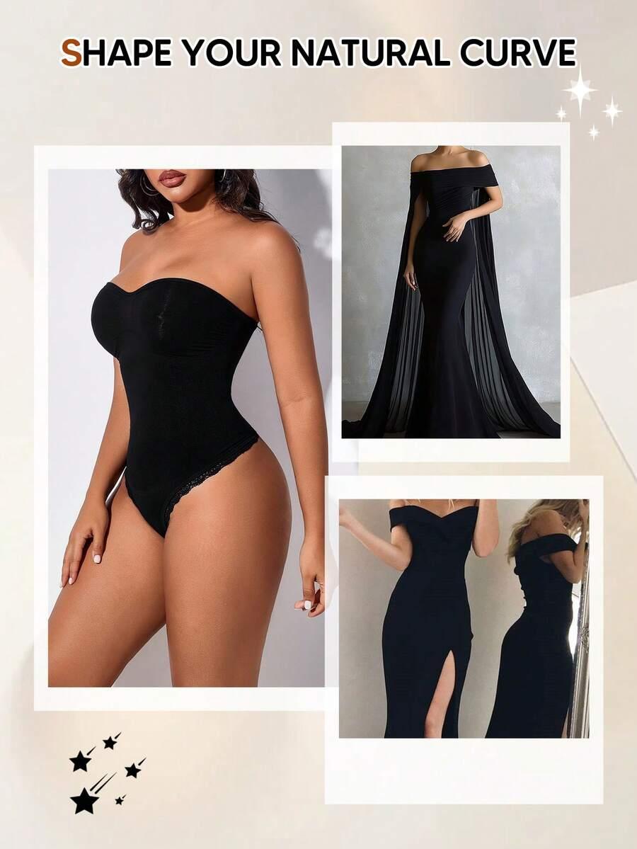 czarne modelujące body