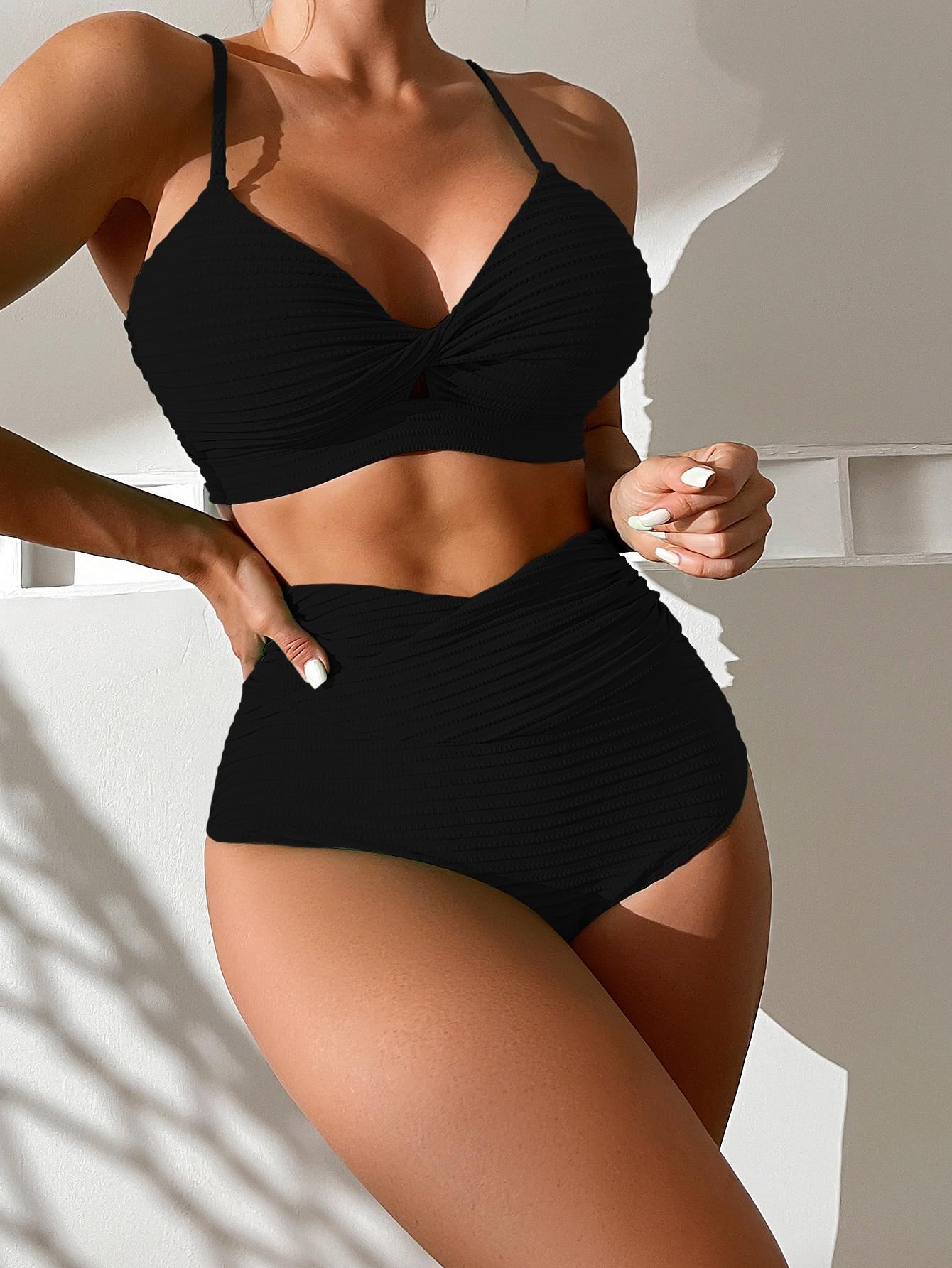 CZARNY KOMPLET BIKINI 