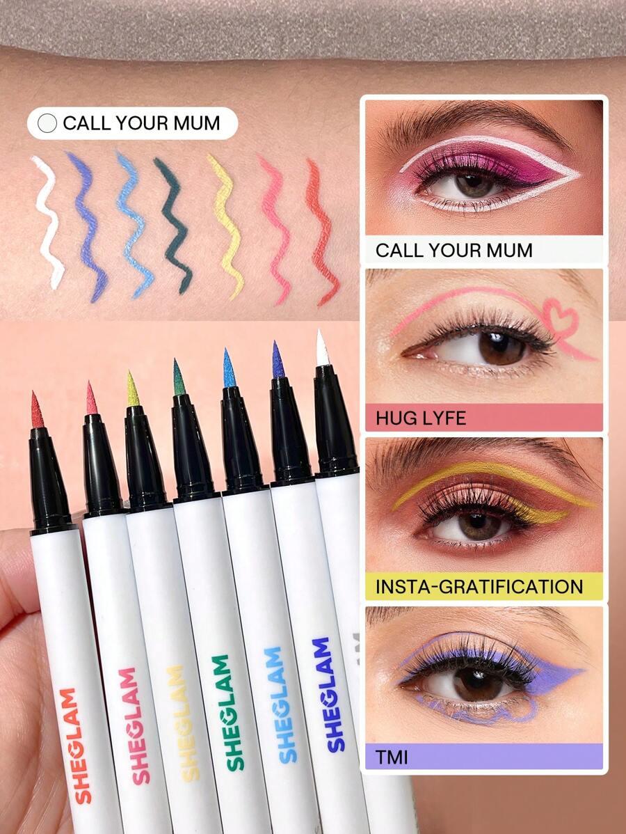 biały wodoodporny eyeliner call your mom