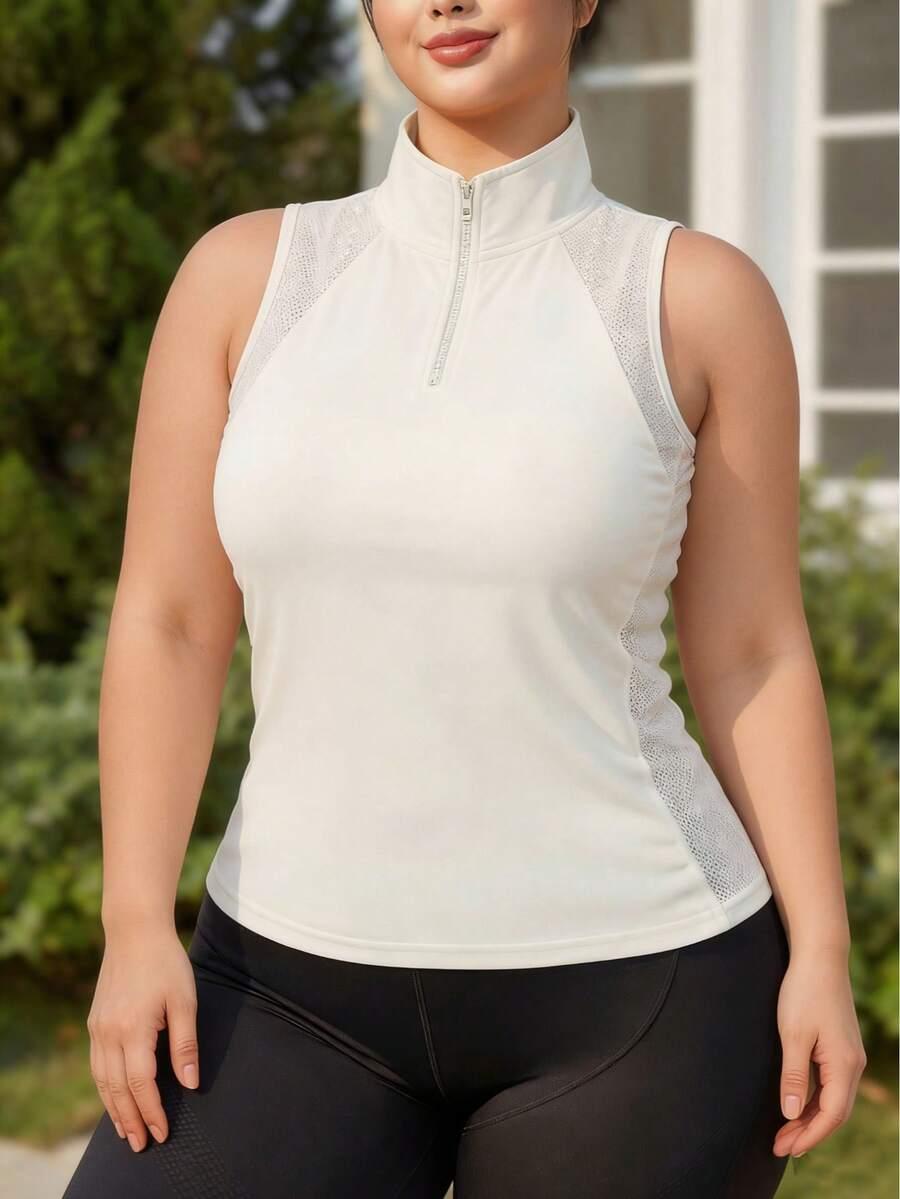 biały top casual