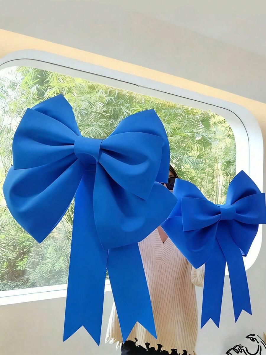 DUŻA NIEBIESKA KOKARDA DEKORACJA DIY