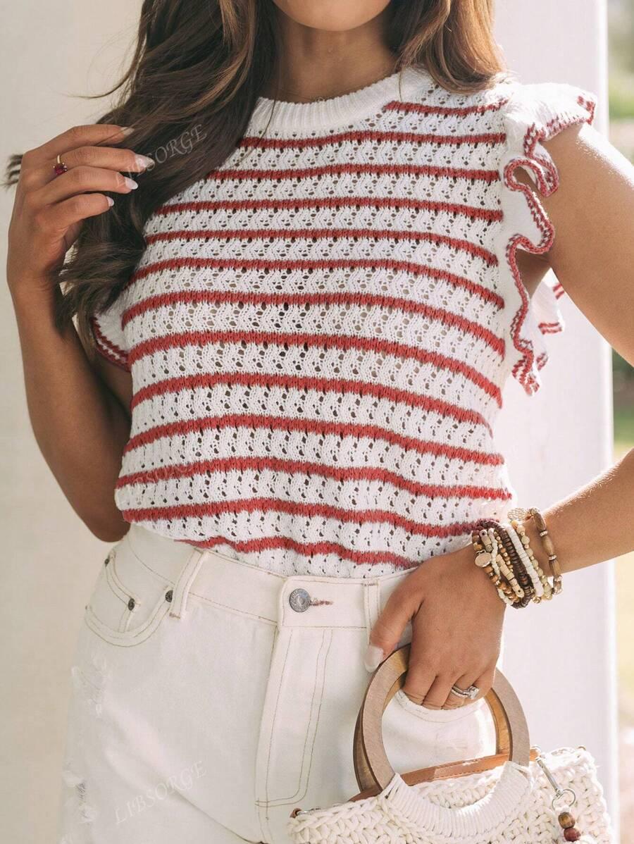 SWETER PASKI FALBANY