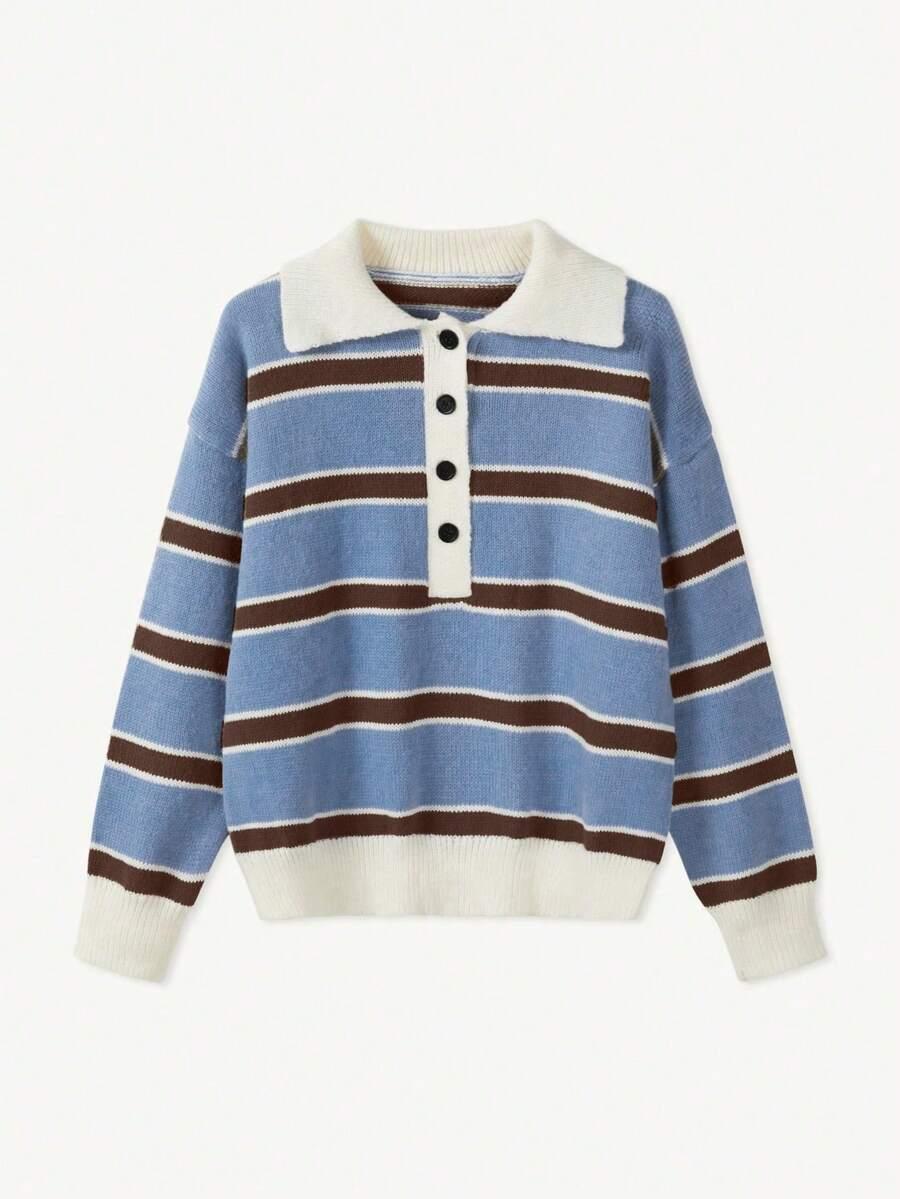 SWETER WZÓR PASKI 