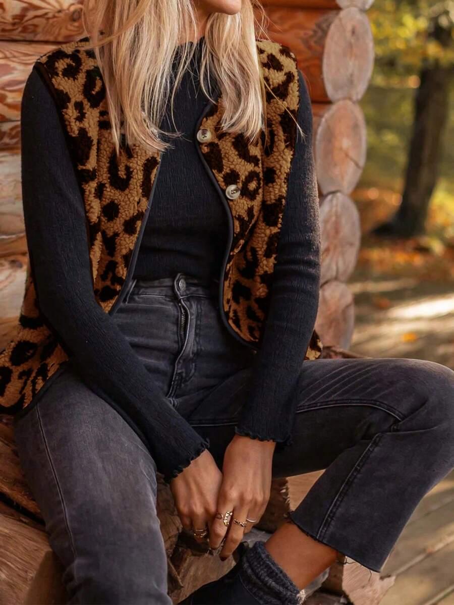 KAMIZELKA ANIMAL PRINT miś