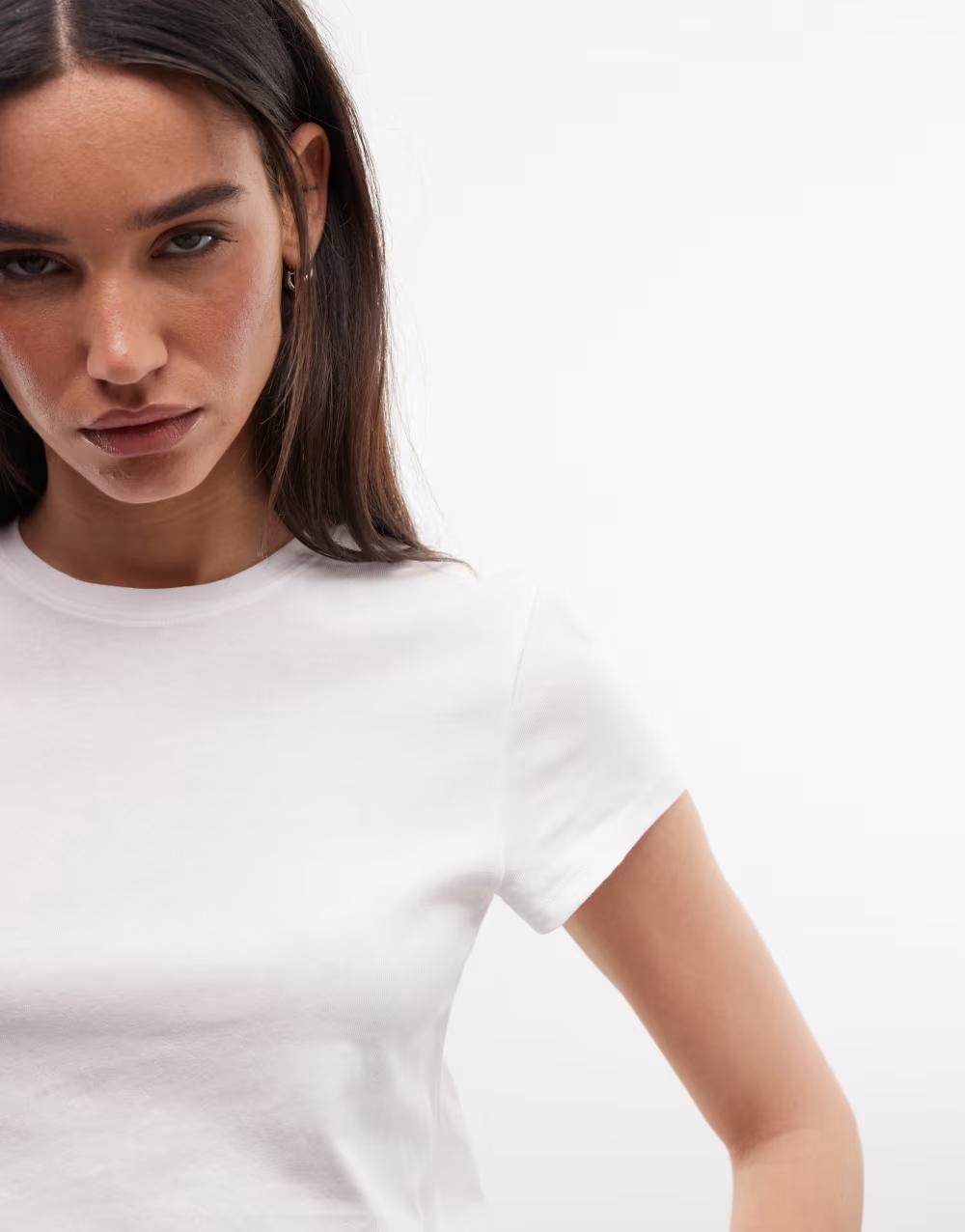 BIAŁY T-SHIRT BASIC