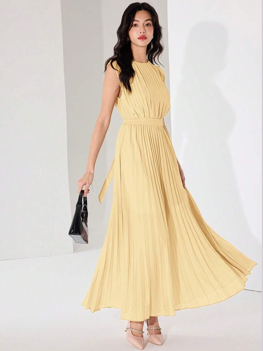 PLISOWANA MAXI SUKIENKA