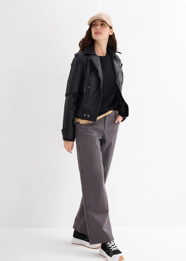 szare spodnie jeans