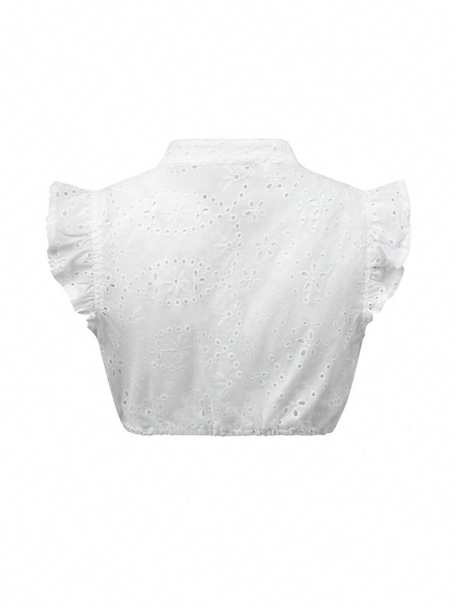 AŻUROWY BIAŁY CROP TOP