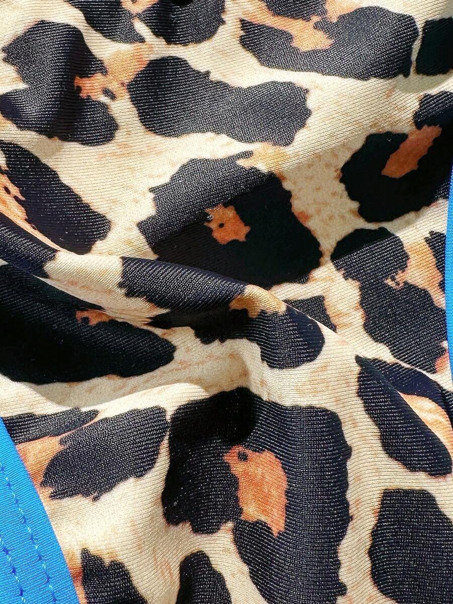 DWUCZĘŚCIOWY STRÓJ KĄPIELOWY ANIMAL PRINT