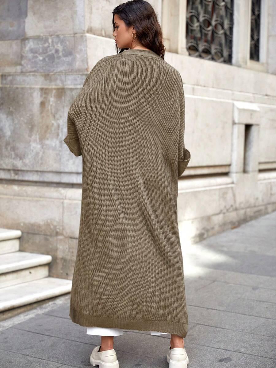 długi sweter narzutka kardigan