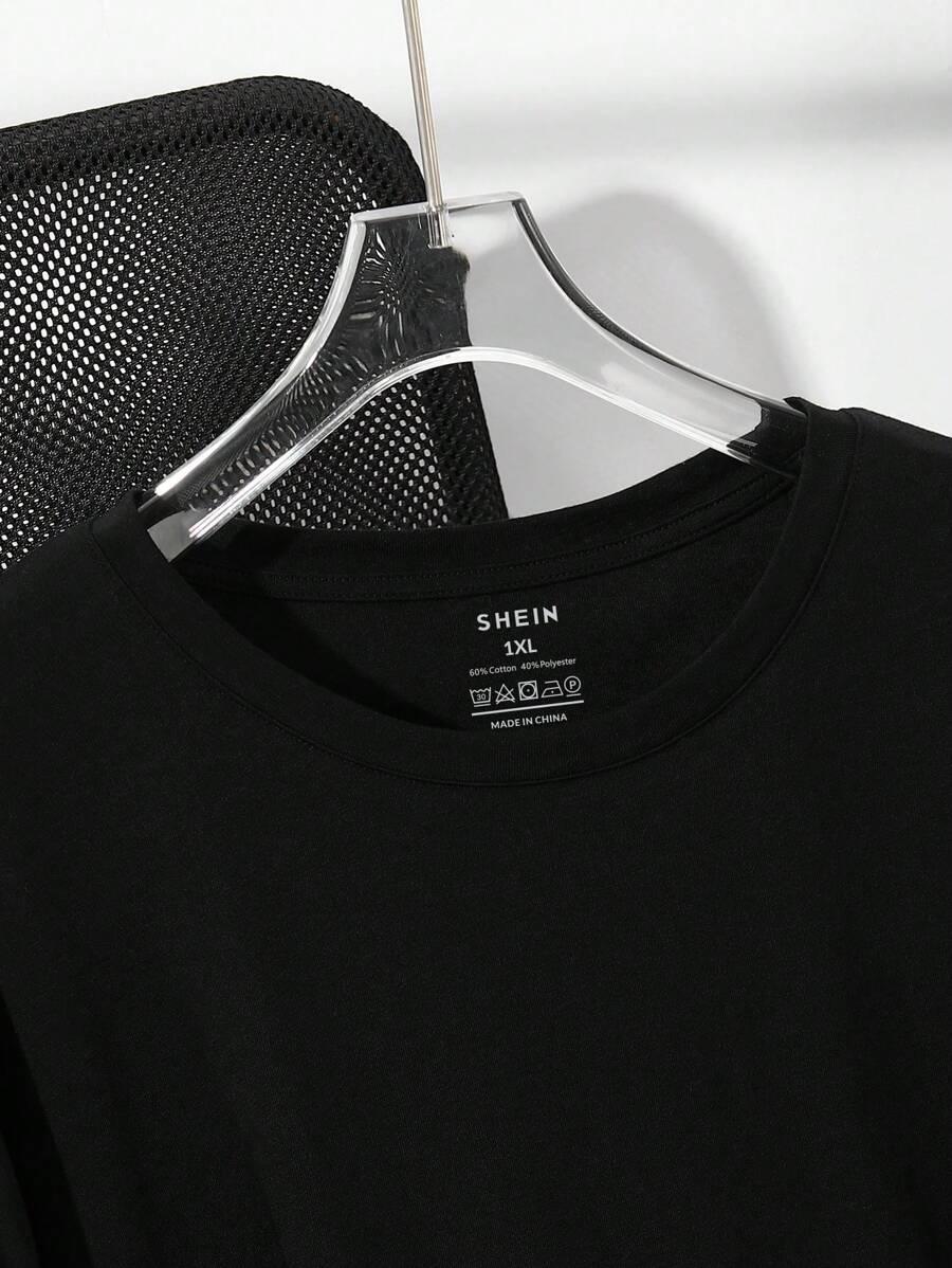 CZARNY T-SHIRT BASIC