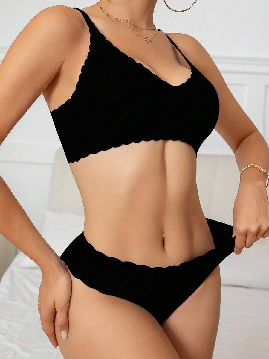 komplet bielizny biustonosz majtki 4-pack
