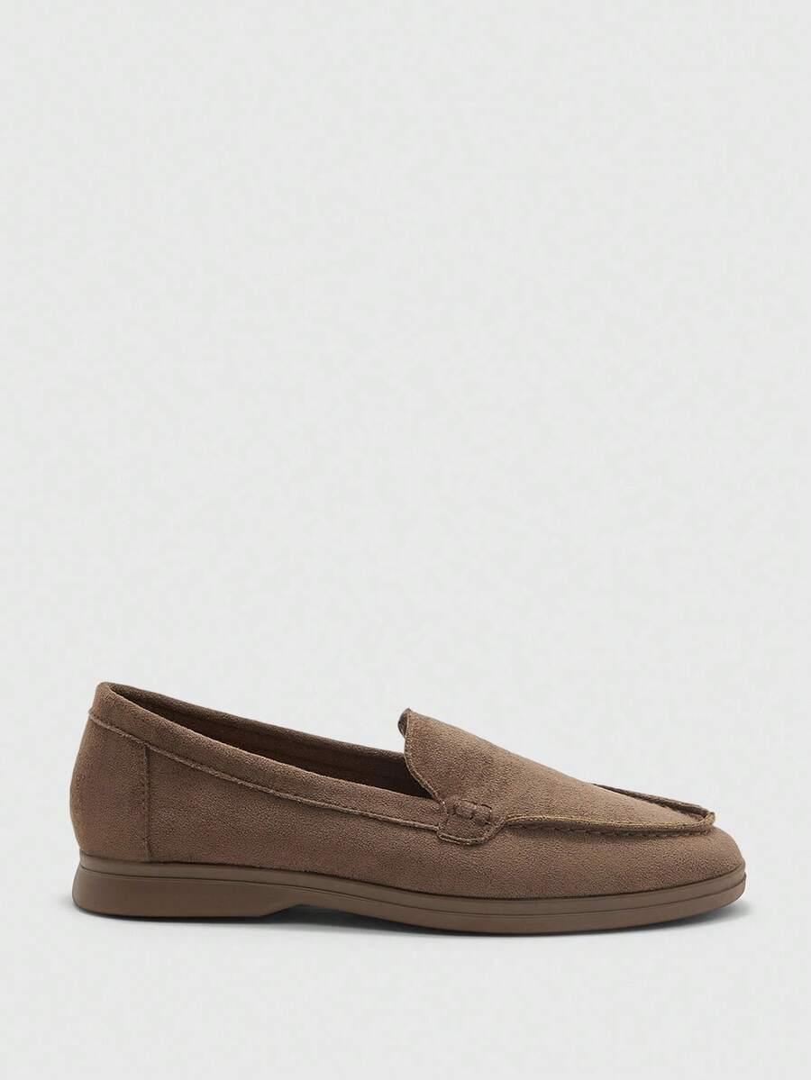 BRĄZOWE MOKASYNY CASUAL