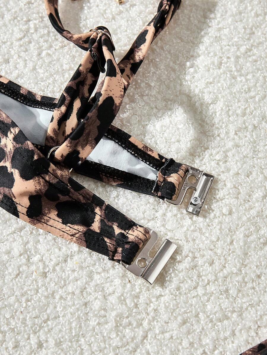 dół od bikini animal print