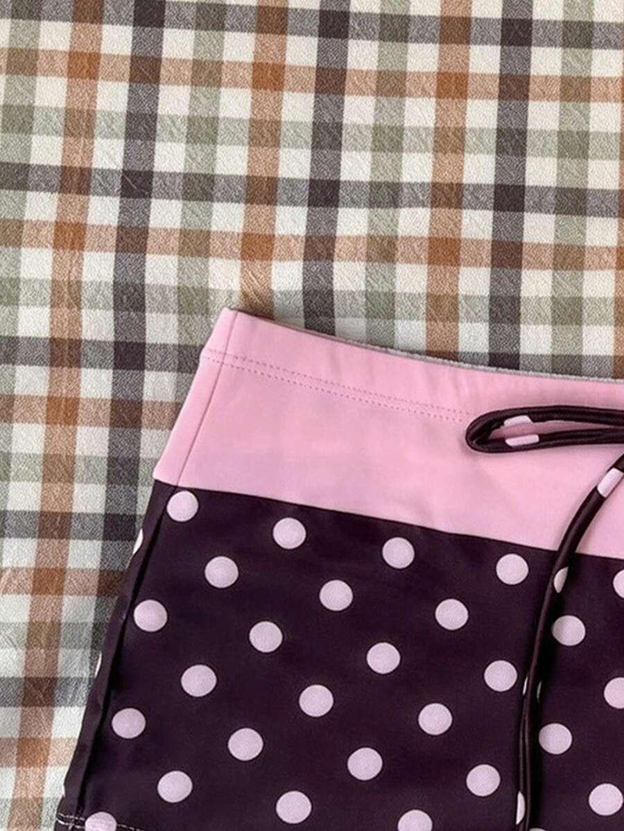 DÓŁ OD BIKINI W GROSZKI