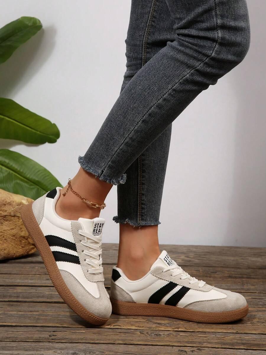 sznurowane buty sportowe kontrast