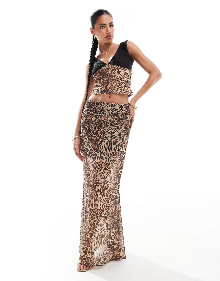 TOP ANIMAL PRINT KORONKA