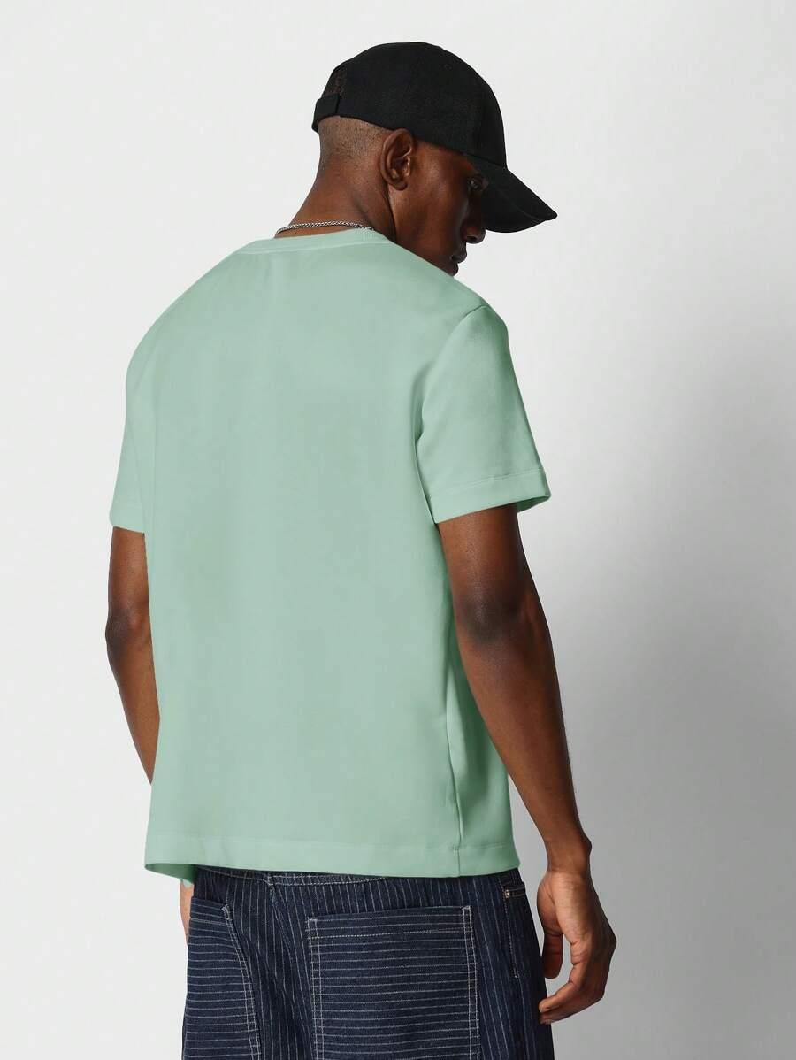 zielony T-SHIRT BASIC 