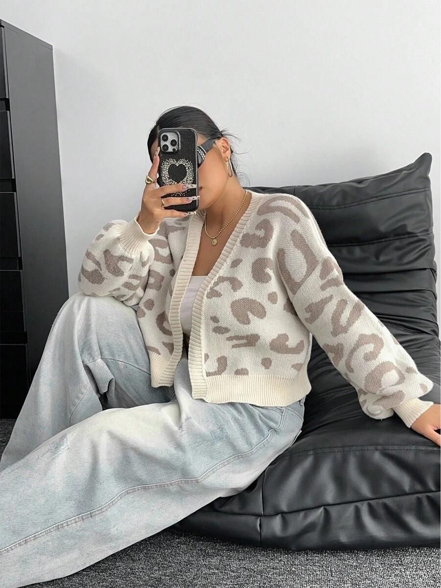 sweter animal print 