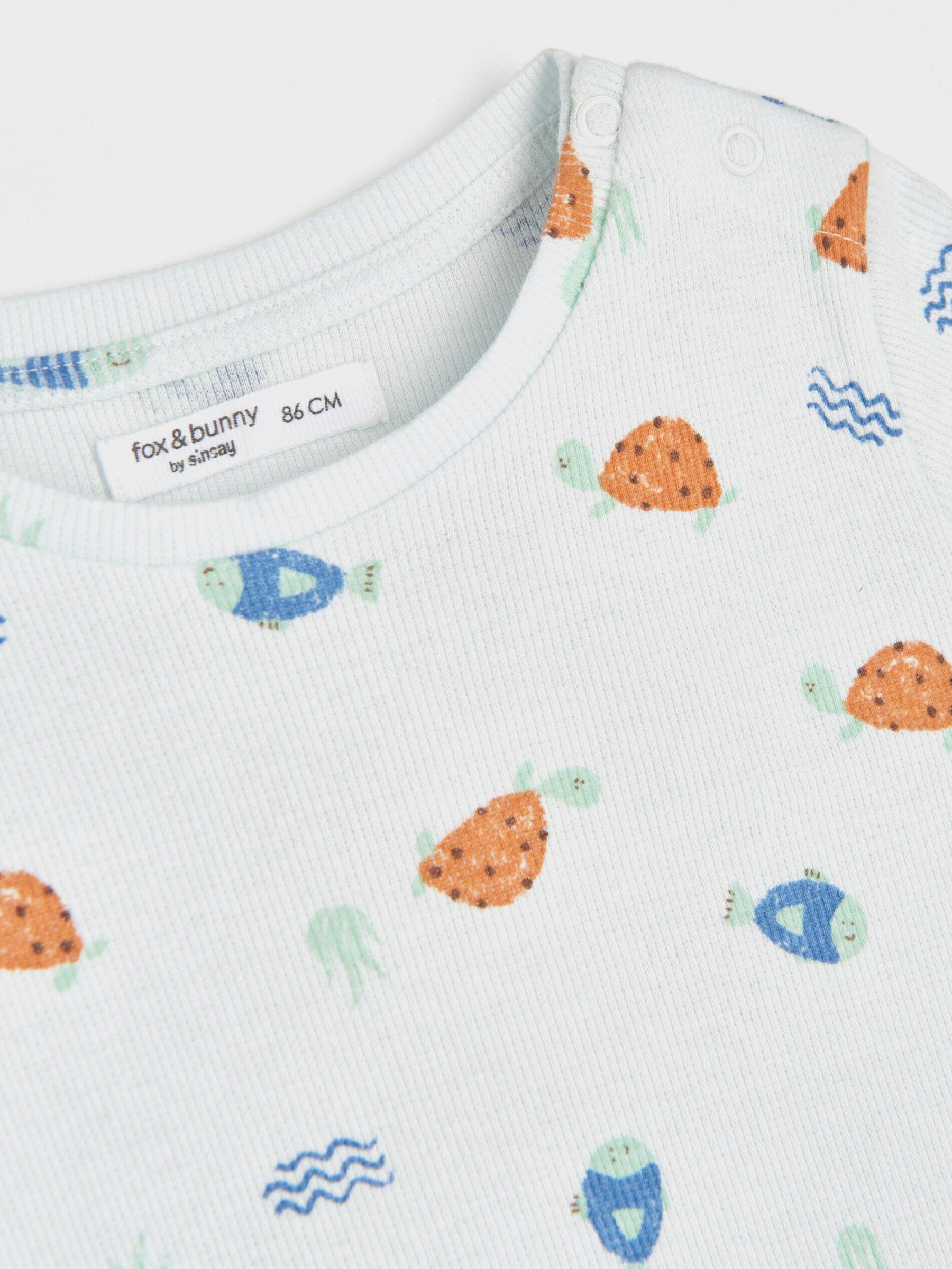 t-shirt spodenki print komplet