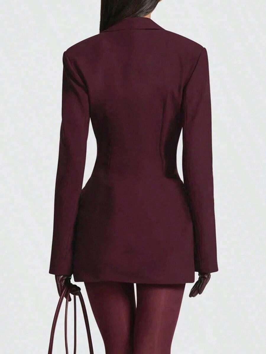 BURGUNDOWA MINI SUKIENKA