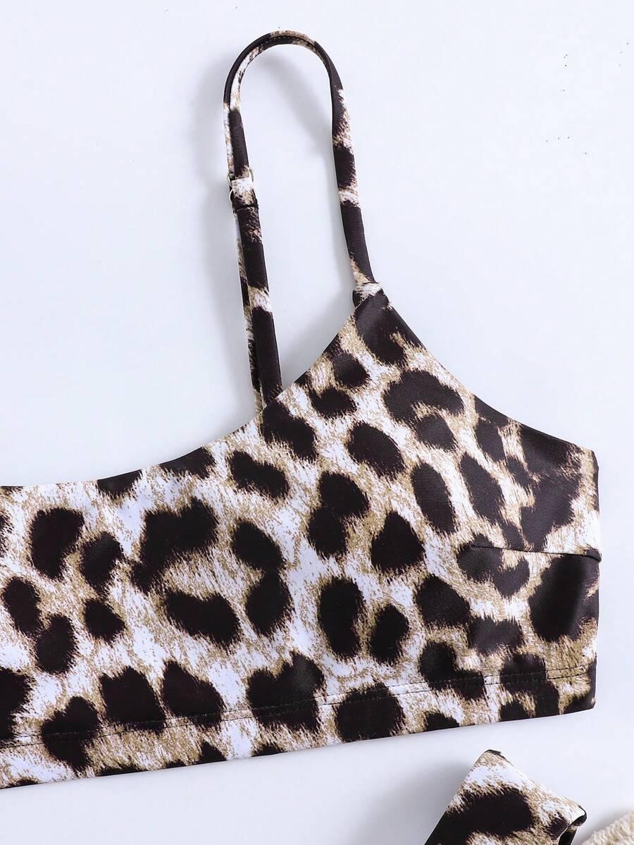 DWUCZĘŚCIOWY STRÓJ KĄPIELOWY ANIMAL PRINT