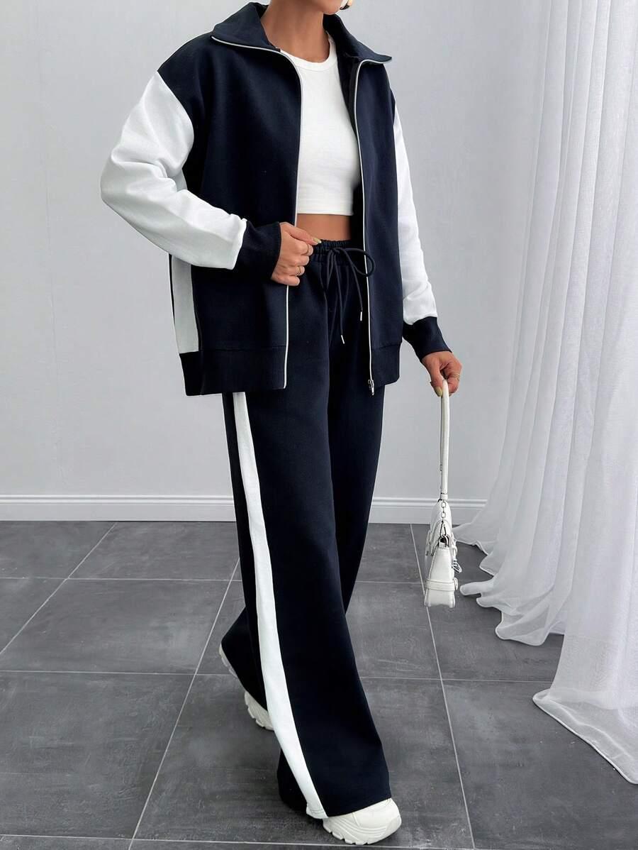 BLUZA SPODNIE DRESOWE KOMPLET 