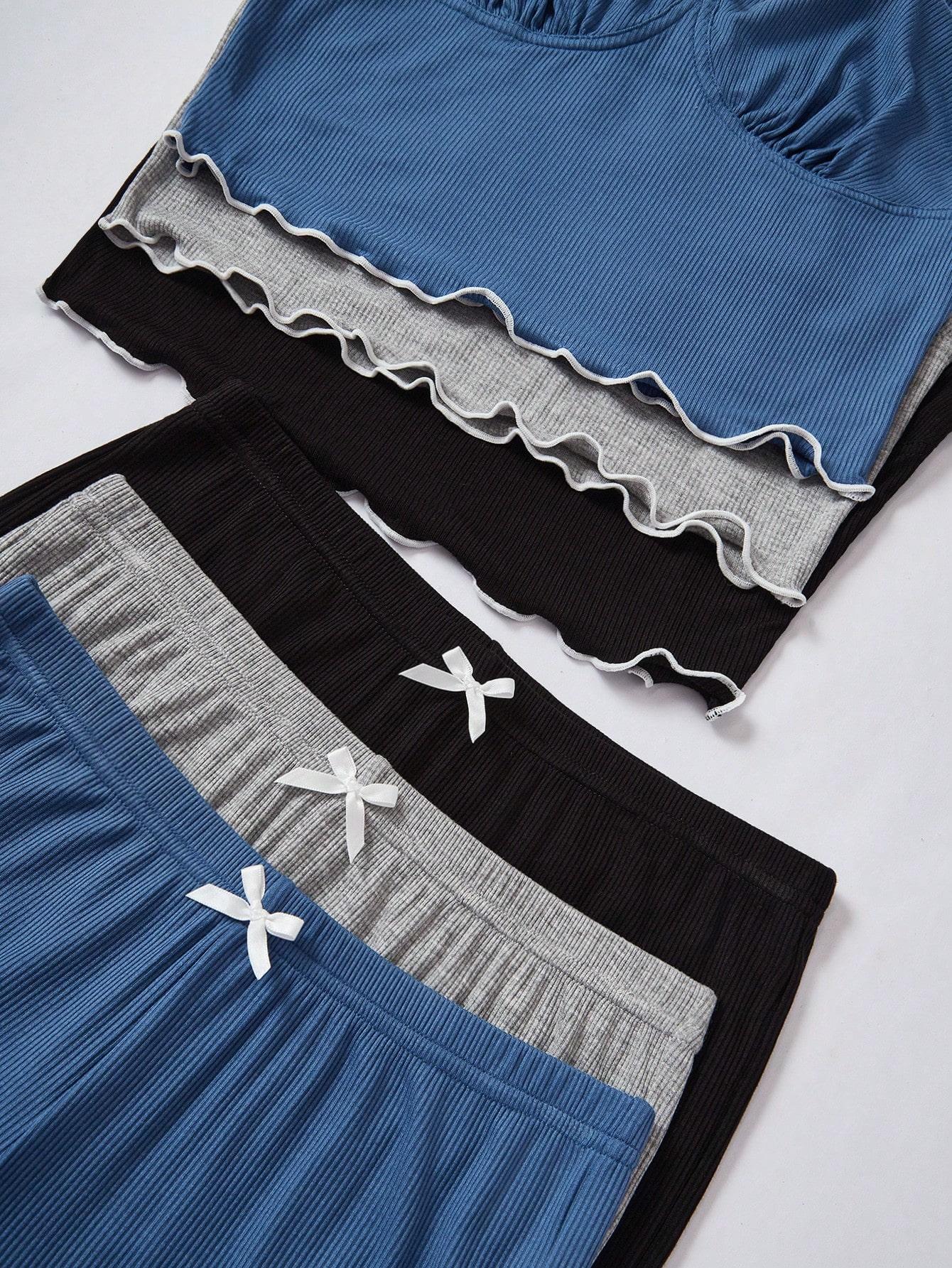 komplet spodnie top 3-pack 