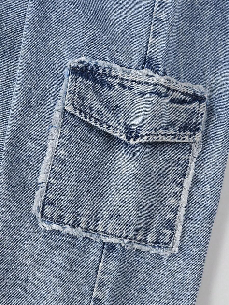 spodnie jeans bojówki