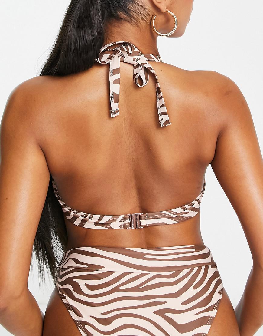  TOP OD BIKINI ZEBRA