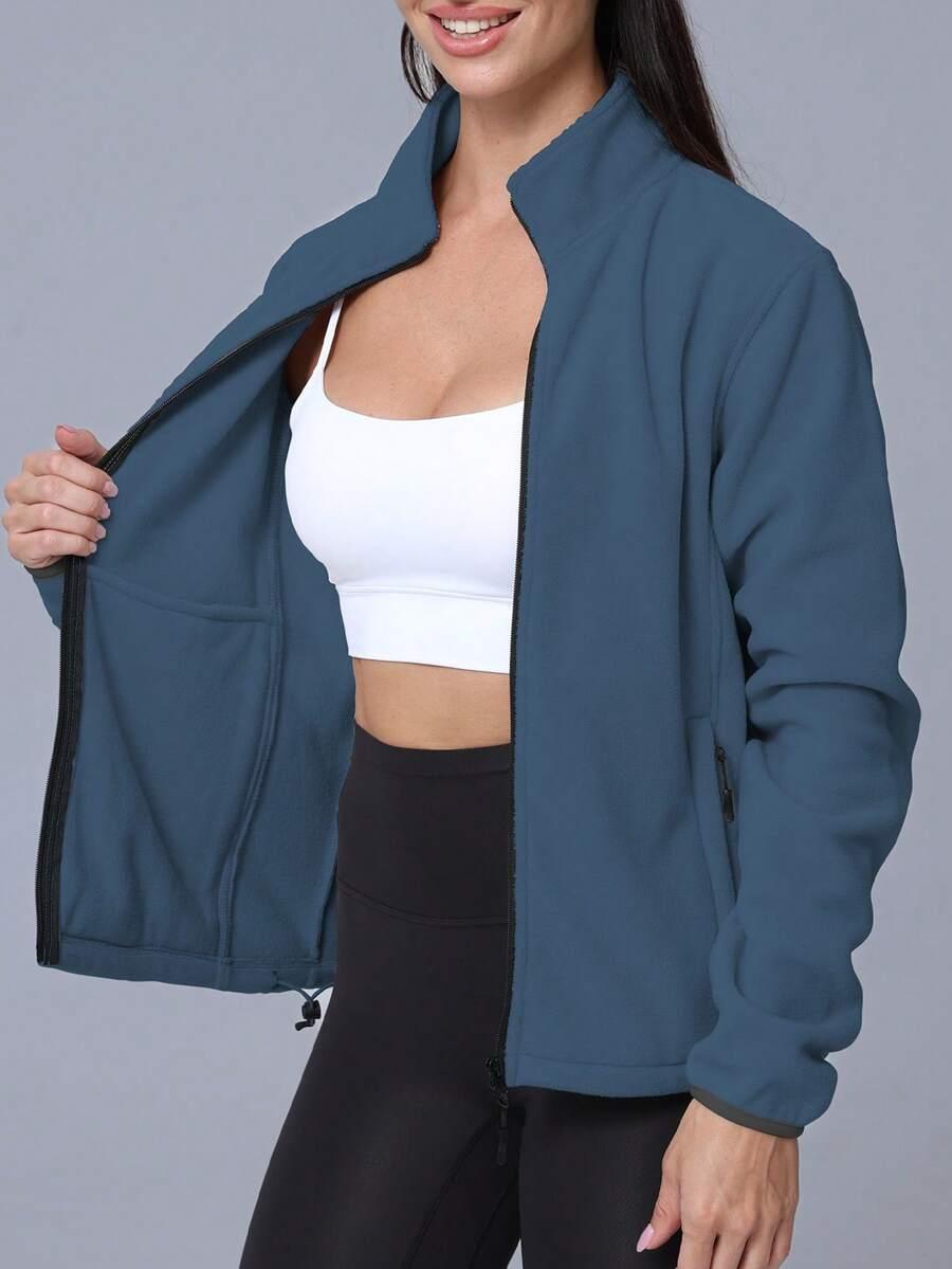 GRANATOWA BLUZA POLAR