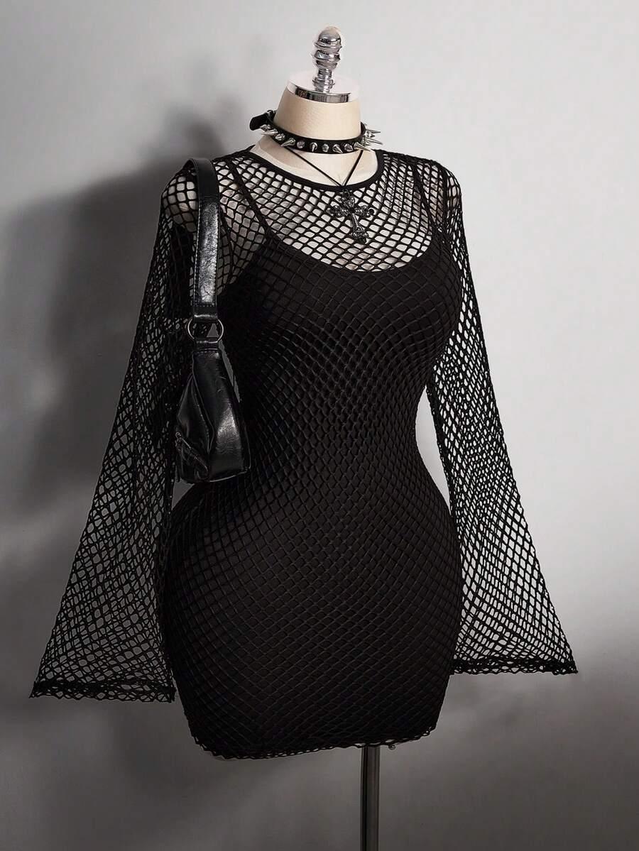 czarna mini sukienka 