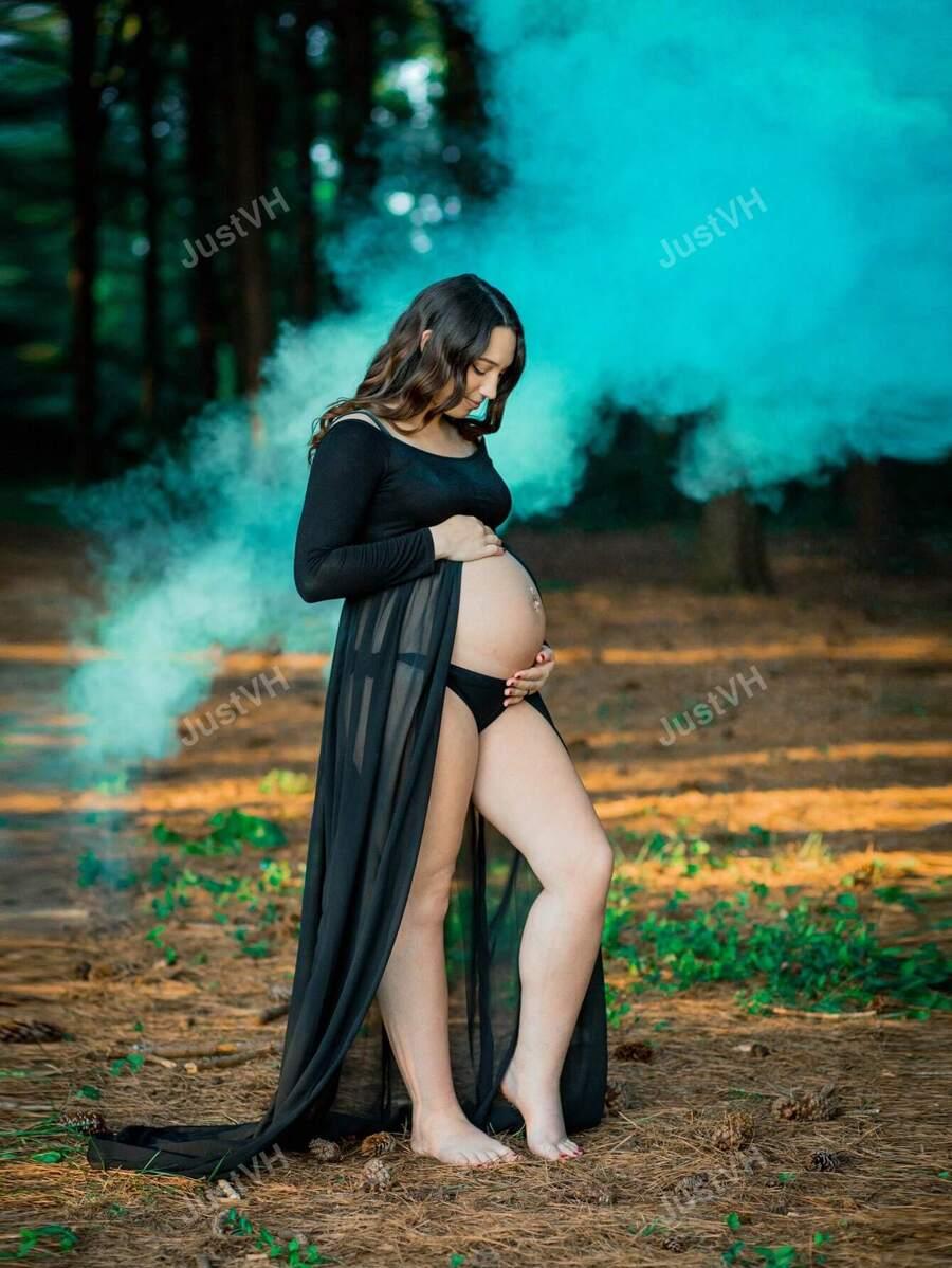 CZARNA MAXI SUKIENKA
