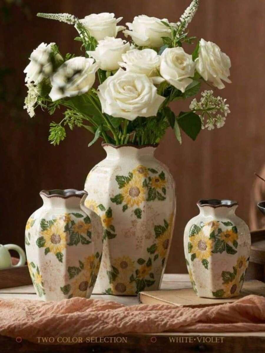 kolorowy CERAMICZNY WAZON