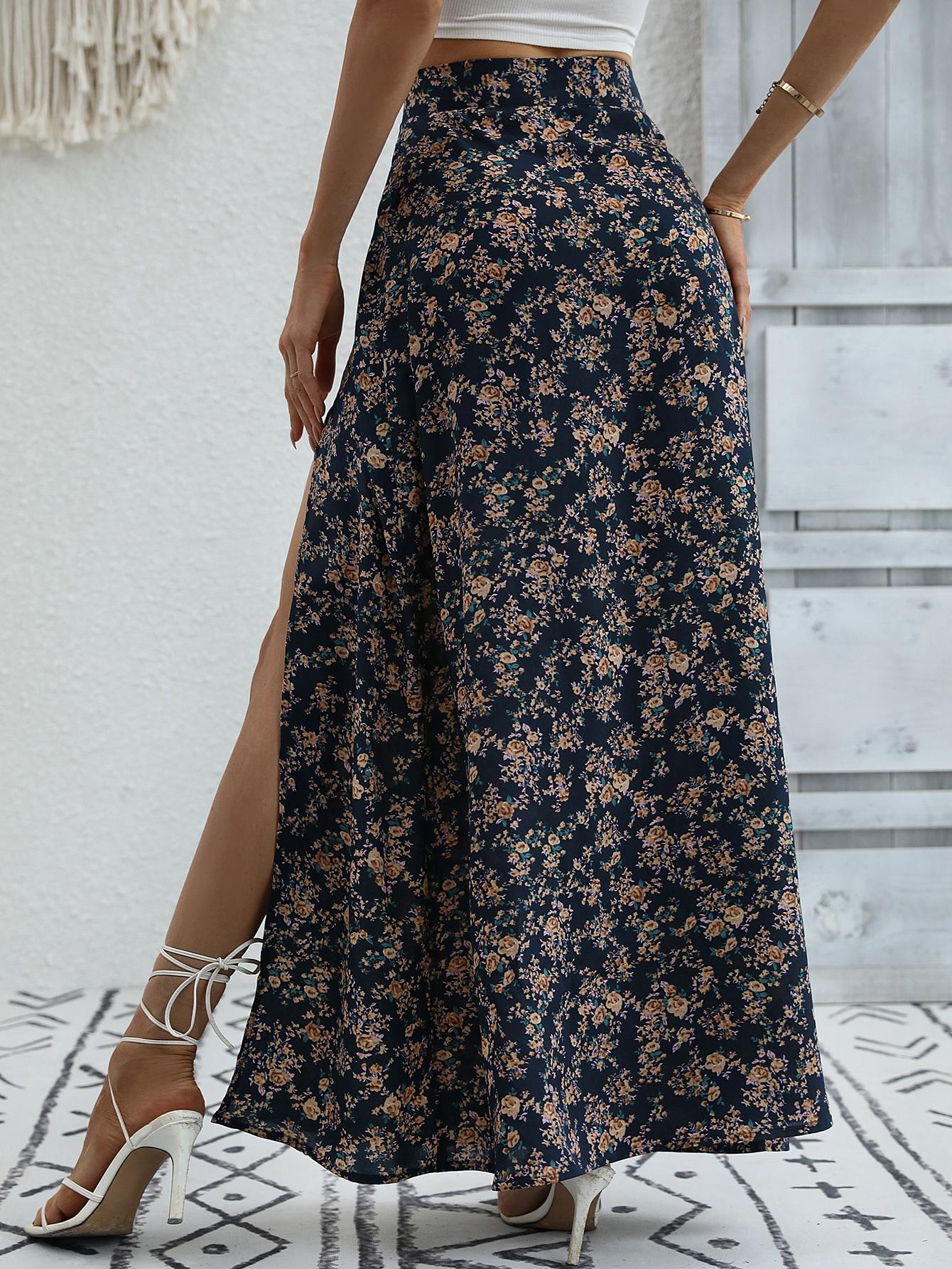 SPÓDNICA MAXI WZÓR