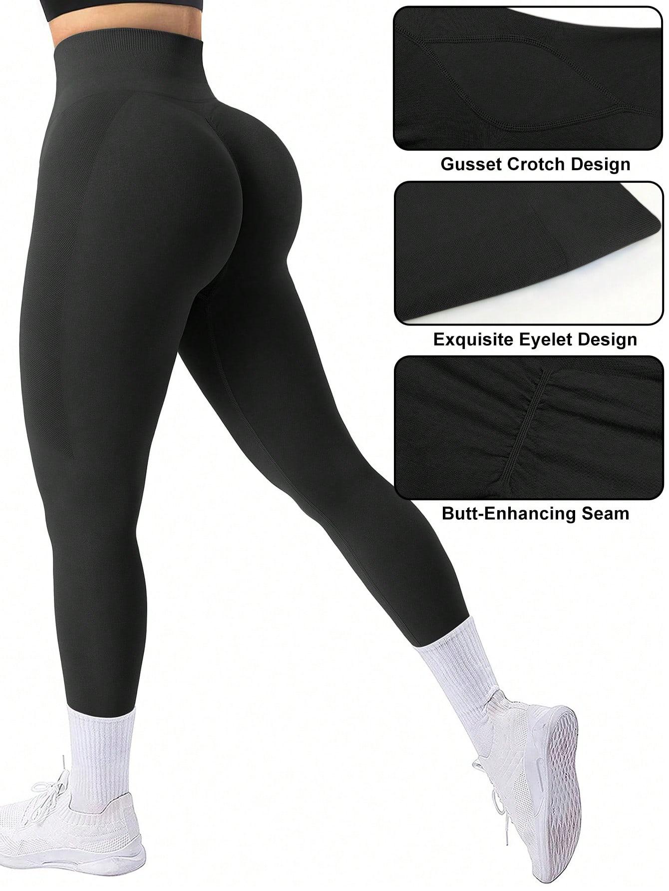 czarne sportowe legginsy 