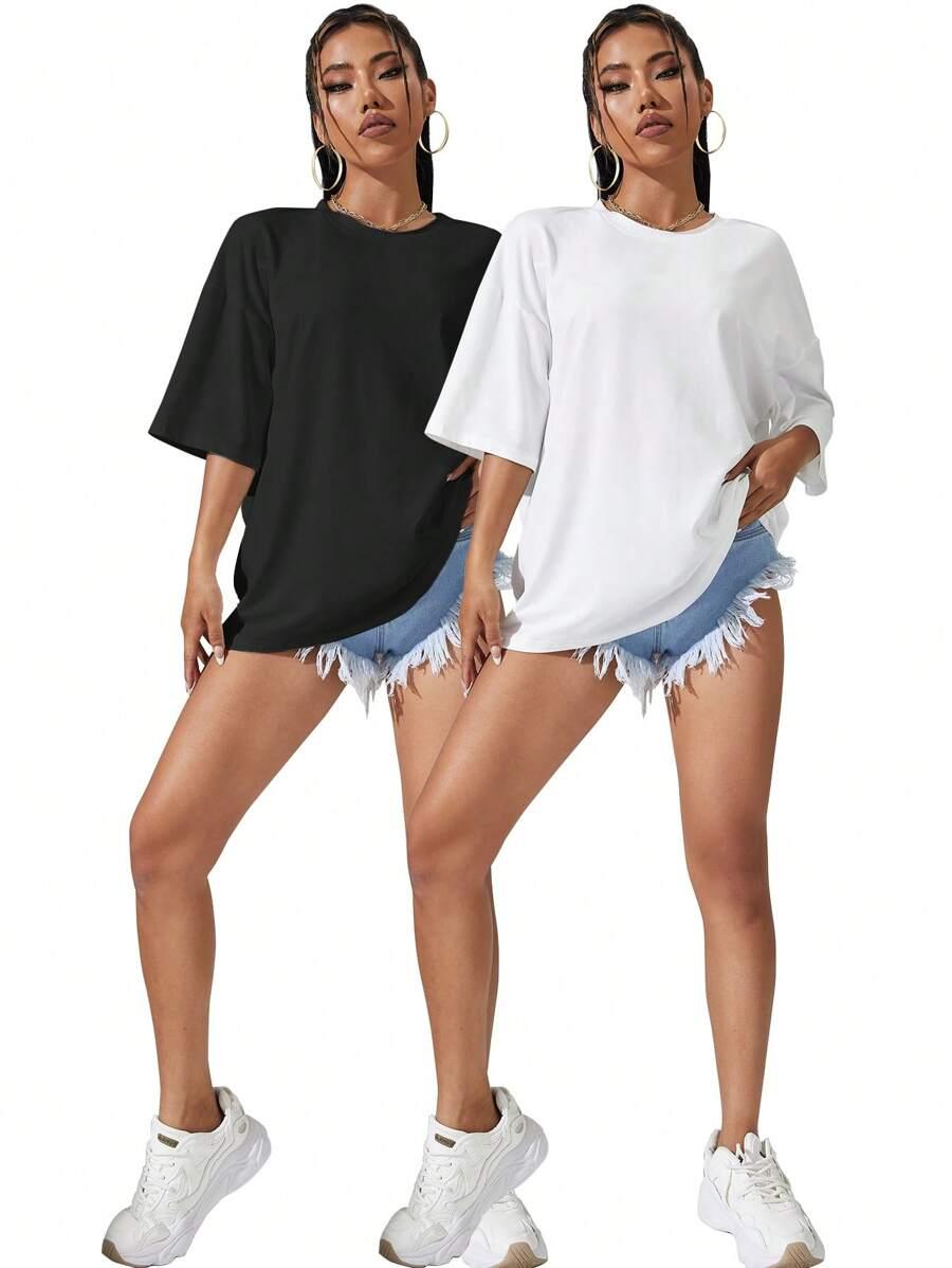 LUŹNY T-SHIRT 2-PACK