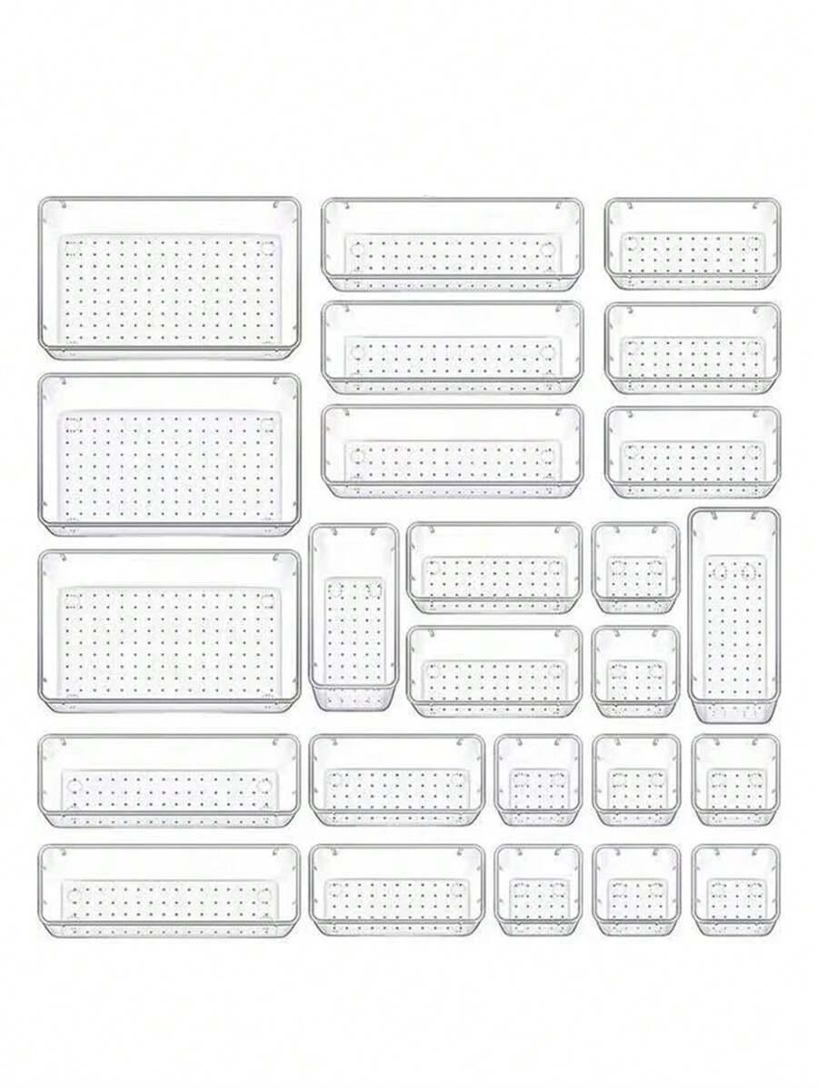 przezroczysty organizer 12-pack