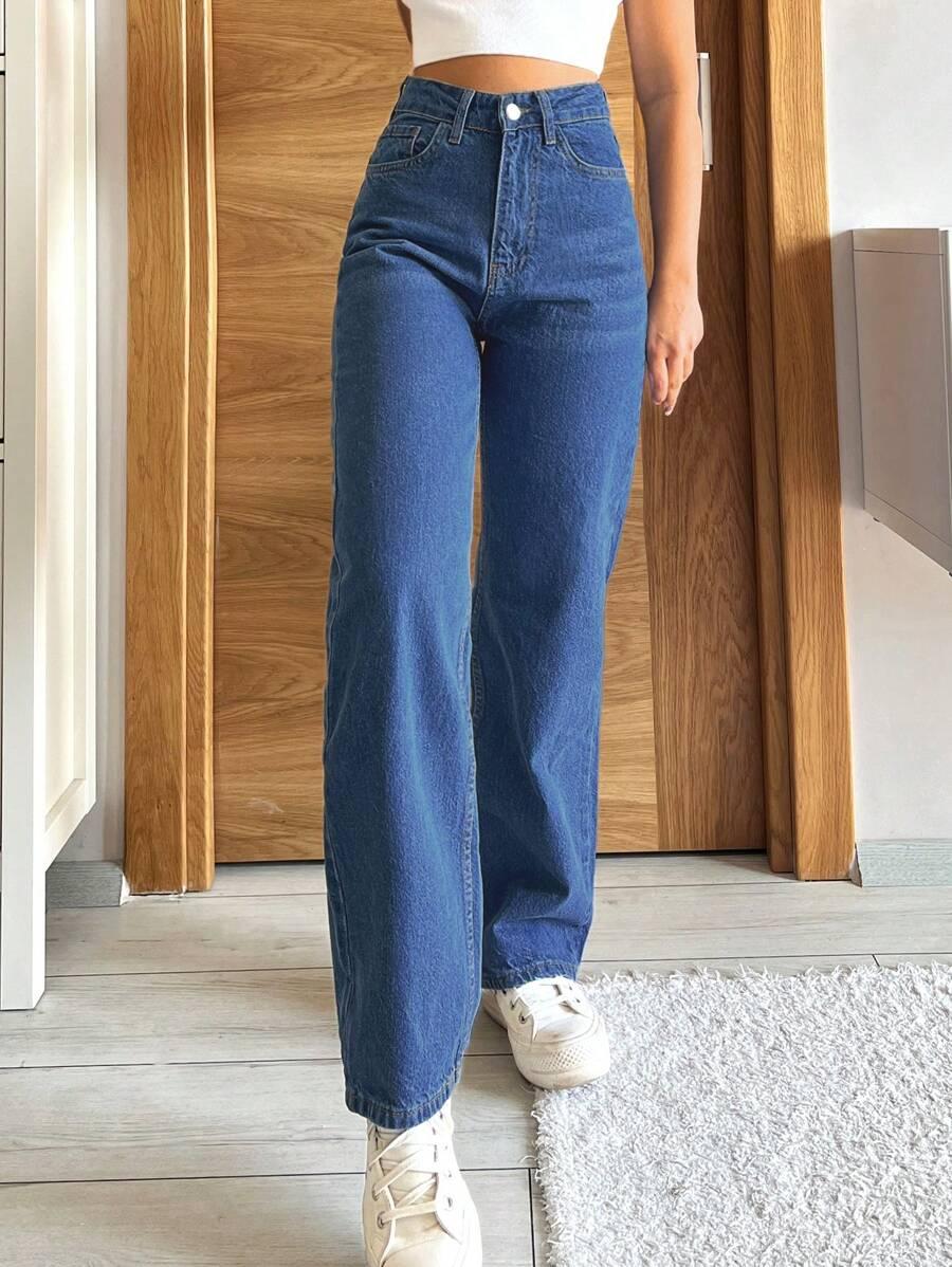 SPODNIE JEANS WYSOKI STAN 