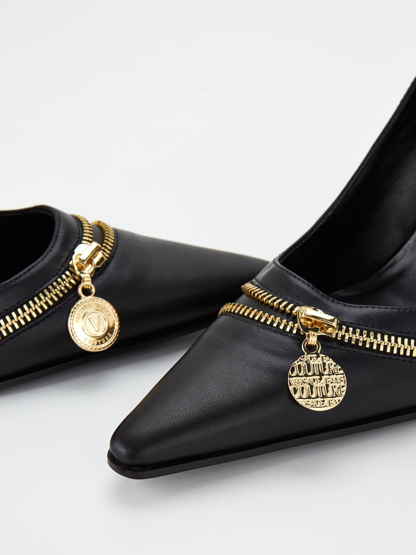 VERSACE JEANS COUTURE SZPILKI Z OZDOBNYM ZAMKIEM 77VA3S27