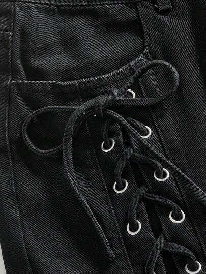 czarne spodni jeans