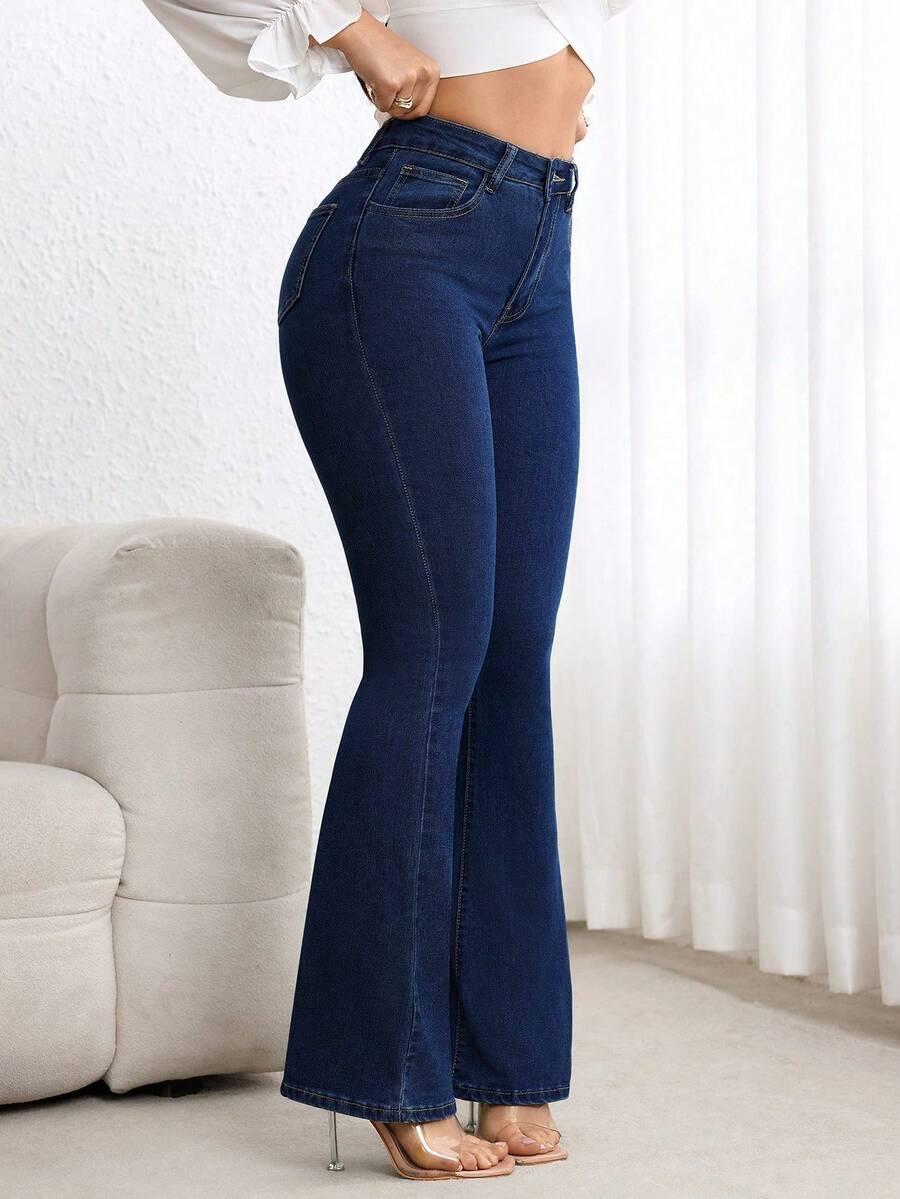 SPODNIE JEANS DZWONY