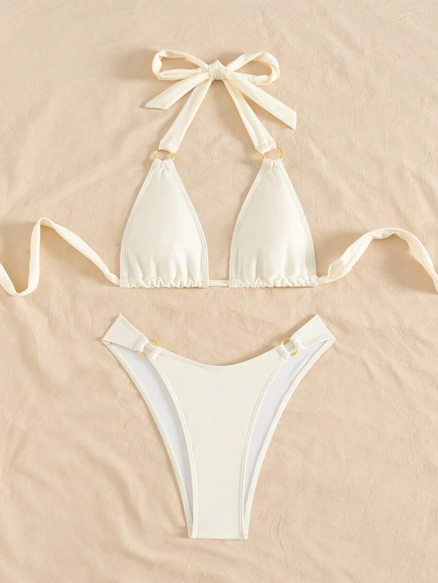 żółty dół od bikini