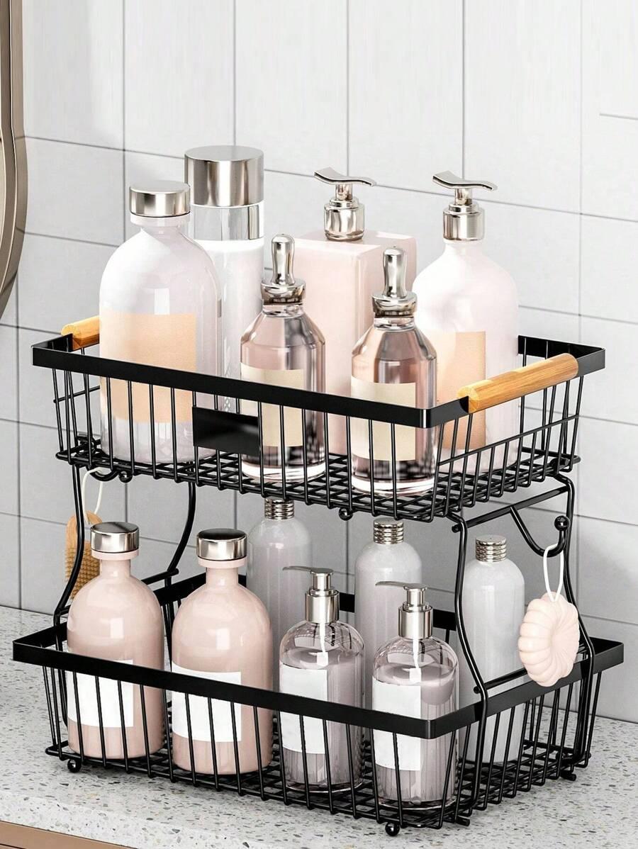czarny kuchenny organizer
