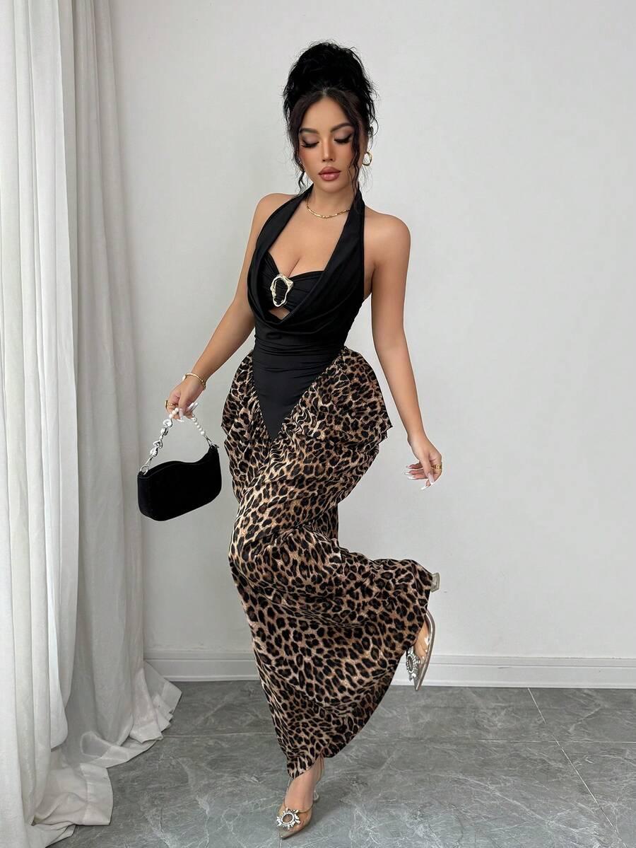 sukienka animal print