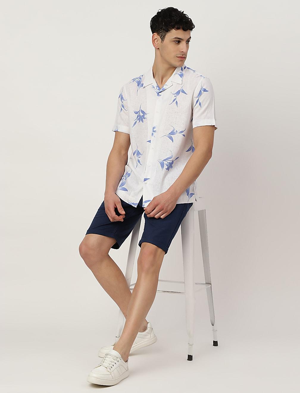KOSZULA KRÓTKI RĘKAW PRINT T25-1010K-Z4